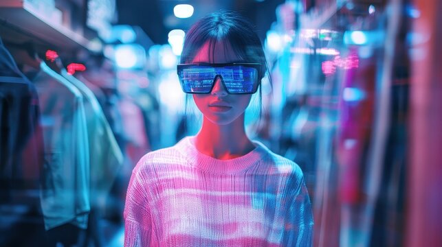 Virtual assistant helping with order tracking, enhanced online shopping support. 