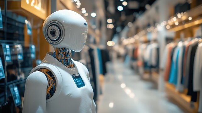 Virtual assistant helping with order tracking, enhanced online shopping support. 