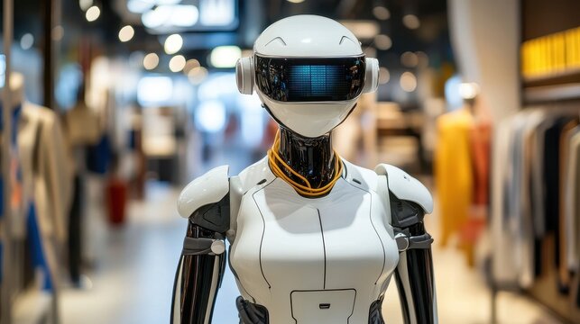 Virtual assistant helping with order tracking, enhanced online shopping support. 