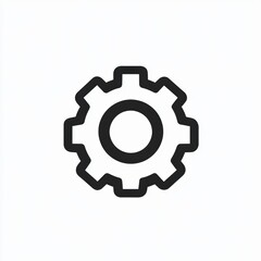 Obraz premium High tech icon. gear