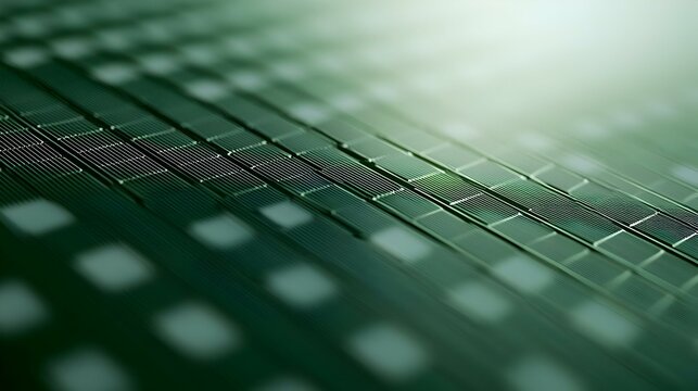 Field of solar panels for energy production