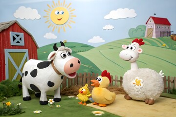 Naklejka premium Exploring the Wonders of Wildlife: A Journey Through Nature's Diverse Habitats and Creatures