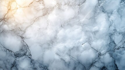 Obraz premium Elegant White and Grey Marble Texture Background with Intricate Veins and Patterns Creating a Luxurious and Timeless Aesthetic Ideal for Interior Design and Creative Projects