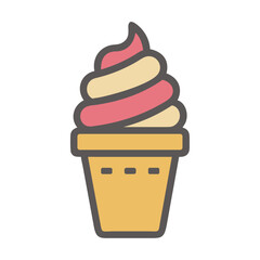 Street food ice cream