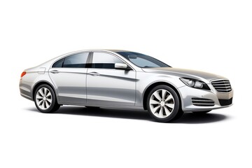 Fototapeta premium Sedan car vehicle wheel white background.
