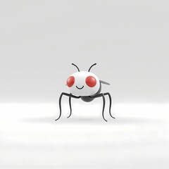 A cute little red-eyed insect.