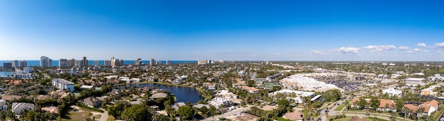 Naples Florida aerial photo residential and commercial