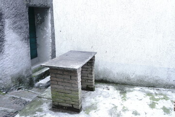 old stone house