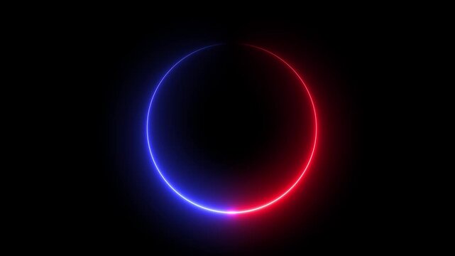 Abstract beautiful neon loading bar animated background. Spectrum looped animation light glowing neon line.