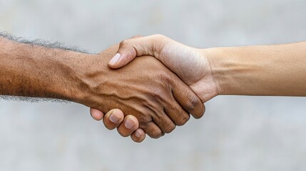 Diverse Hands Clasped in Partnership