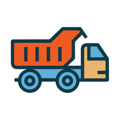 Construction dump truck