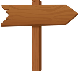 Wooden Sign Illustration