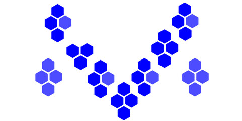 Purple hexagon 3D background texture. modern abstract polygonal pattern. 3d rendering illustration. Futuristic abstract banner. white and purple lines 3d Hexagonal. honeycomb white Background.