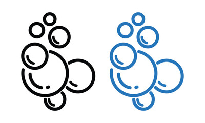 bubble Icon logo design Vector illustration