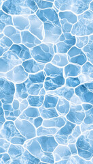 Abstract close-up of flowing, clear blue water. Can be used as wallpaper generative AI