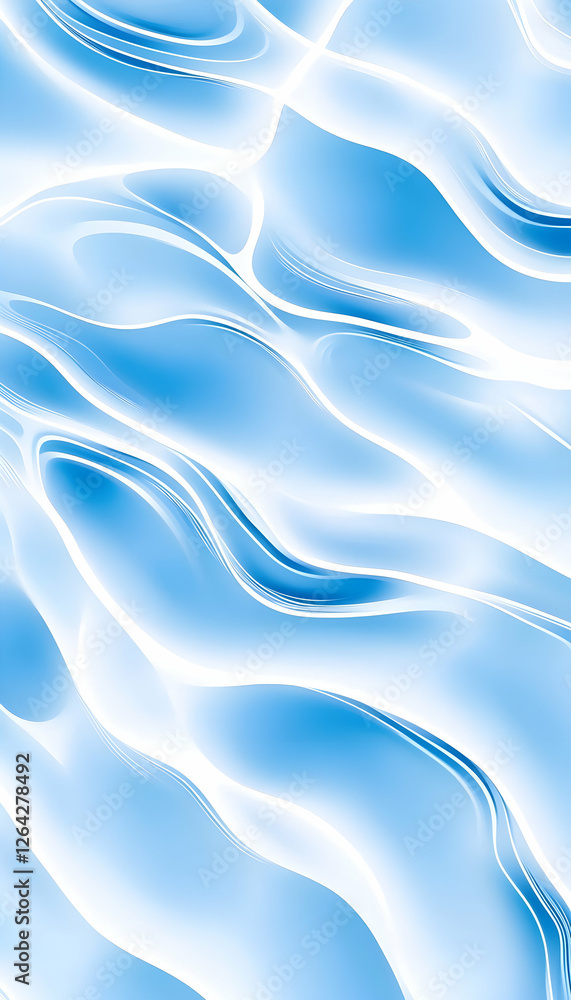 Poster abstract glowing waves background for modern tech, and clean energy concepts generative ai