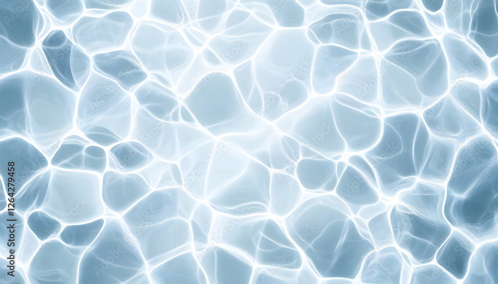 Aufkleber abstract water surface with soft lighting for summer background or digital overlay generative ai