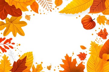 Whispers of Autumn A Watercolor Embrace Autumn Serenity Delicate Leaves in Warm Hues Falling for Fall An Artistic Leaf Collection