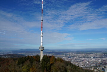 TV-Tower in Uetliberg mountain - Z&uuml;rich, Switzerland	