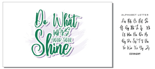 Vector illustration with hand-drawn lettering. 