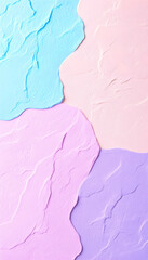 Fototapeta premium Pastel colored plaster with rough texture used as background for graphic design projects generative AI