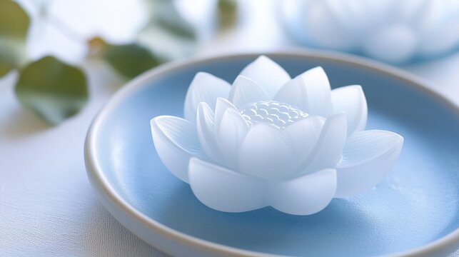 Cool Japanese Sweets with Lotus Motif. Traditional and Artistic Confections with Lotus Patterns.