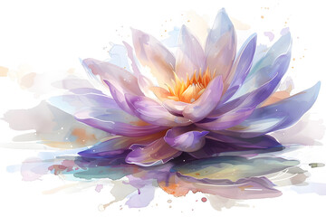 Beautiful and classy image of water lily flower