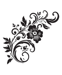 Nature Inspired Floral Silhouette Collection for Designers