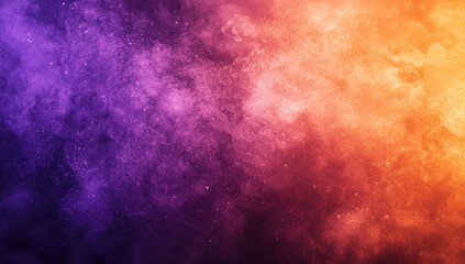 Orange and violet gradients combined with blurred noise textures bring an energetic flair to summer design themes.