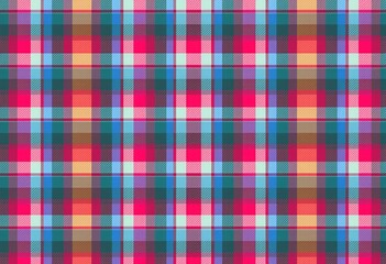 Seamless Pastel Rainbow Plaid - 8-Bit Pixel Art Pattern Perfect for Social Media Avatars, Game Graphics, and Website Icons with Clear Details

