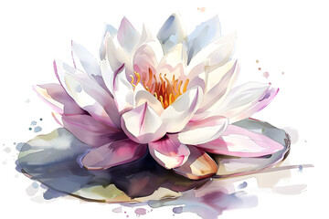 Flowers watercolor illustration
