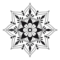 Lineal mandala background