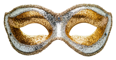 Festive mask display carnival celebration studio isolated on transparent background