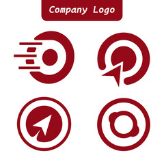 Fototapeta premium Set of company logo design ideas vector design