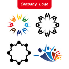 Obraz premium Set of company logo design ideas vector design