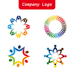 Obraz premium Set of company logo design ideas vector design