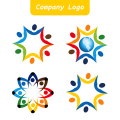 Set of company logo design ideas vector design
