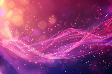 Fototapeta premium Abstract colorful wave background with bokeh lights, ideal for creative designs and wallpapers