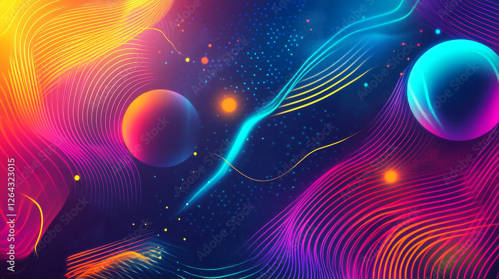 Poster chameleon blur spot with y2k aura neon gradient. 3d abstract brush shape vector blend texture. futur