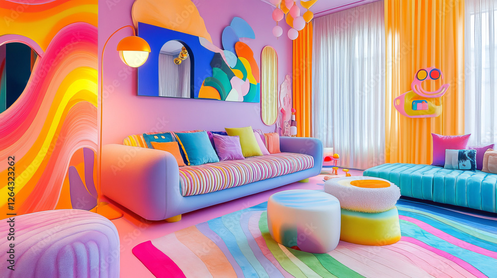 Poster chameleon blur spot with y2k aura neon gradient. 3d abstract brush shape vector blend texture. futur