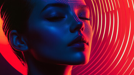 Y2k aesthetic techno banners set. Vector realistic illustration of retrowave style posters with geometric lines and wireframe globe on black background, retro futuristic vibe announcement flyers