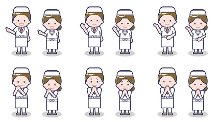 和食料理人の男女 04