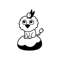 funny cartoon dog