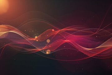 Obraz premium Abstract waves of light in vibrant colors creating a dynamic, flowing background atmosphere