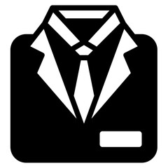 Stylish Business Suit Icon for Professional Use