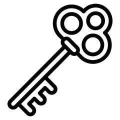 Vintage Decorative Key for Home Decor