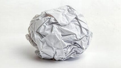 crumpled paper ball