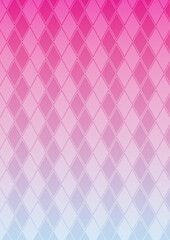 Gradient Diamond Pattern in Pink and Blue