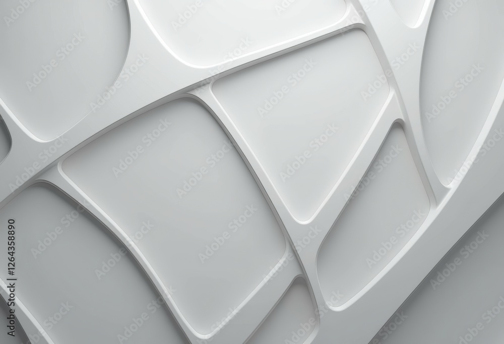 Poster intersecting curves background: optical illusion effect with dynamic lines - perfect for modern pres