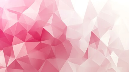Abstract Pink and White Geometric Triangular Pattern